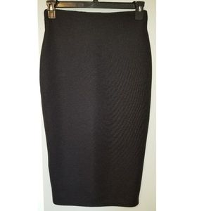 NWT Cremieux Ribbed Stretch Pencil Skirt XS v219